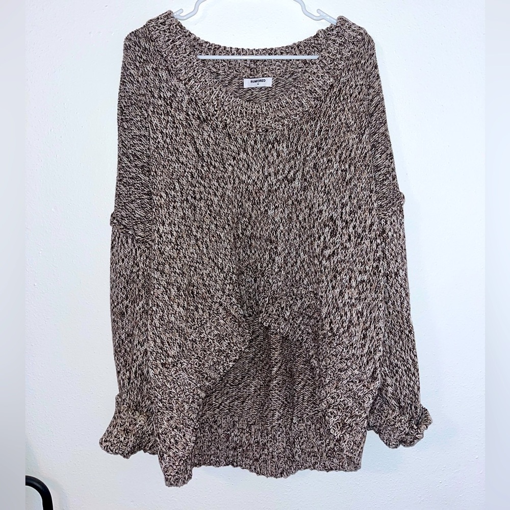 100% Cotton Slouchy Sweater
